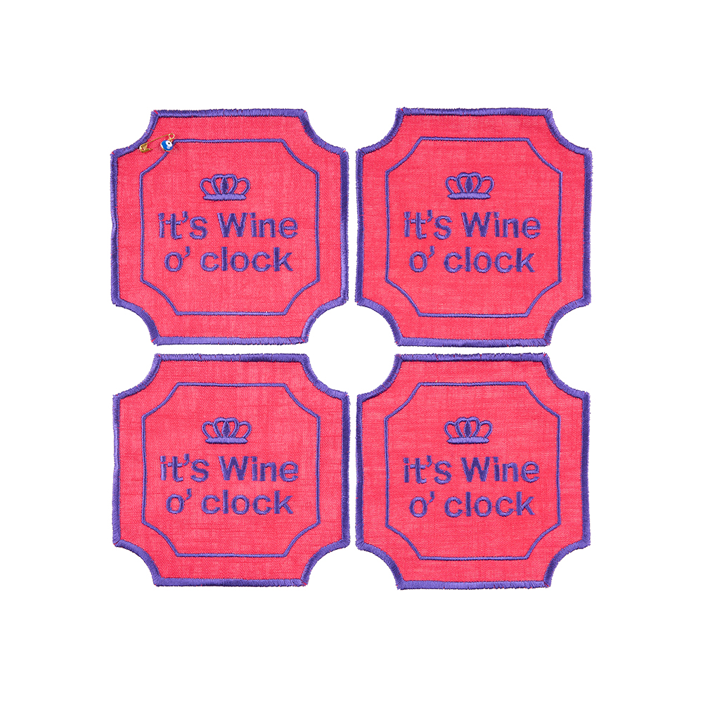 It’s Wine O’clock Coasters