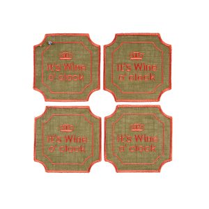 It's Wine O'clock Coasters