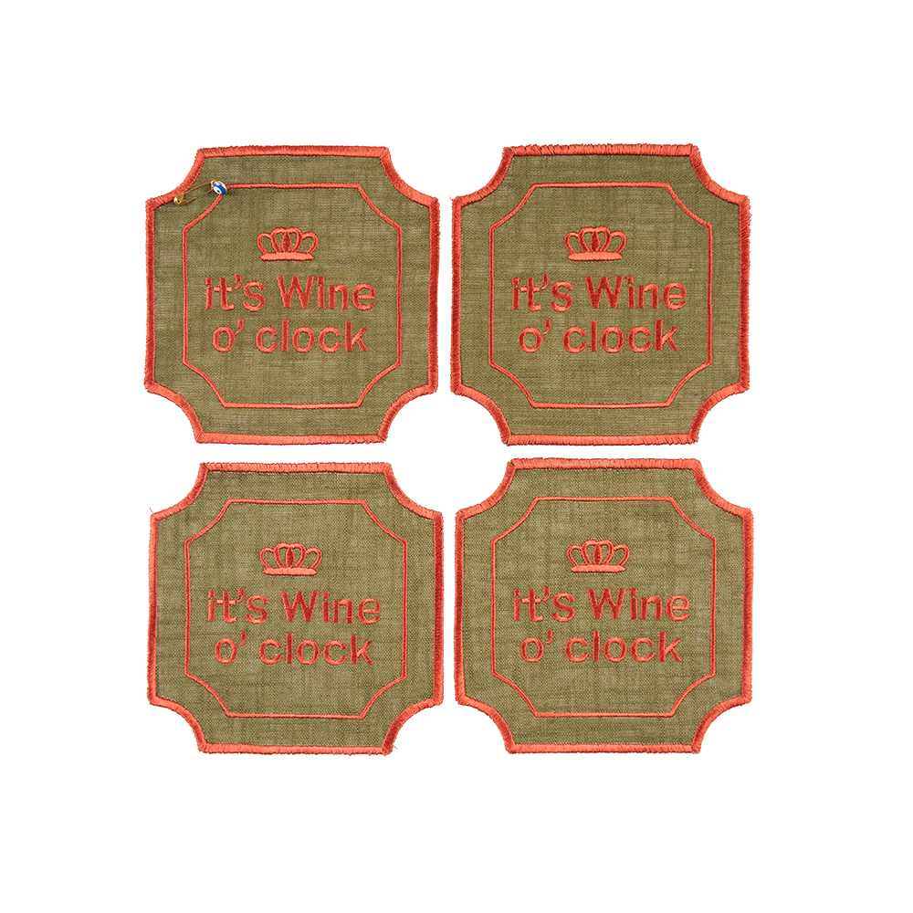 It’s Wine O’clock Coasters